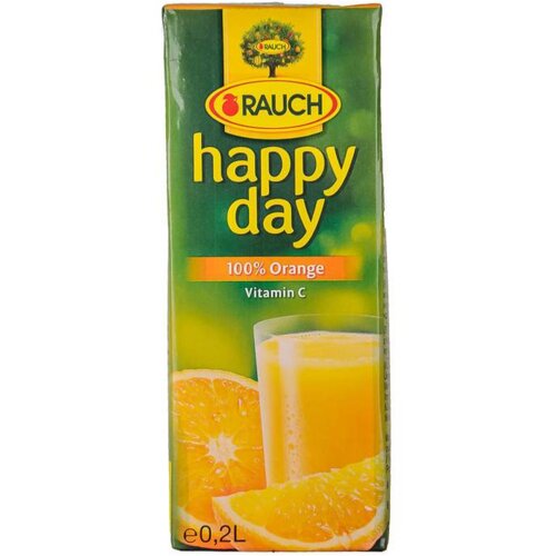 Rauch Voćni sok Happy day 100% orange 200ml Cene