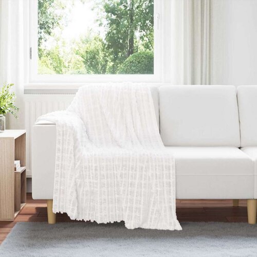  Odeja Bela 150 x 130 cm Flis, (5000288167) Cene