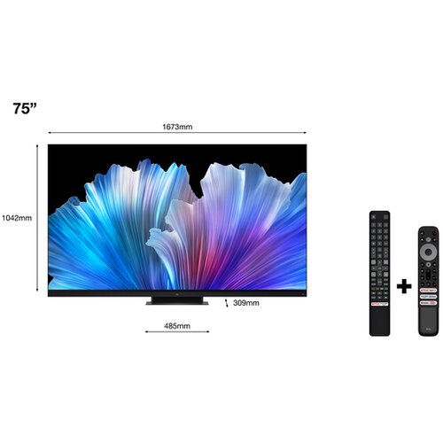 Tcl 75C935 smart tv 75&amp;quot; 4K ultra hd DVB-T2 qled Slike