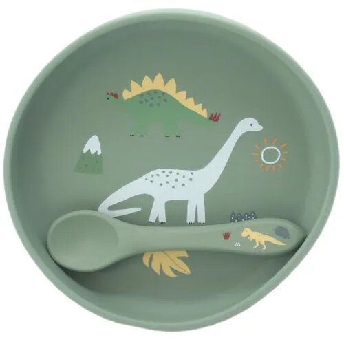 BABY CHEF silikonski set za hranjenje, dinosaurus Cijene