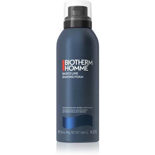 Biotherm Homme Basics Line pjena za brijanje za osjetljivu kožu lica 200 ml