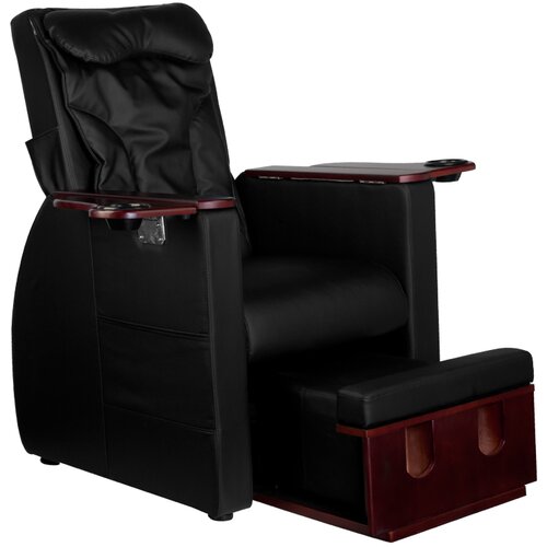 Shumee spa stol za pedikuro z masažo hrbta azzurro 101 črn, (21388239) Slike