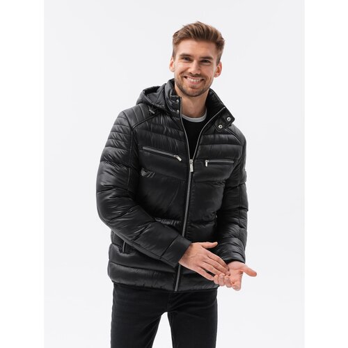 Ombre Men's winter quilted jacket Cene