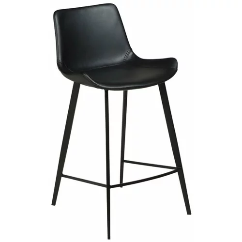 DAN-FORM Denmark Crna barska stolica od umjetne kože Hype