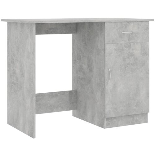 Maison Chic Pisalna miza - pisarniška miza - Računalniška miza betonsko siva 100x50x76 cm iverna plošča, (21785094) Cene