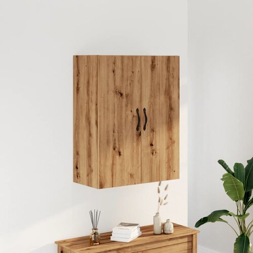 VidaXL Stenska omarica artisan hrast 69,5x34x90 cm inženirski les Slike