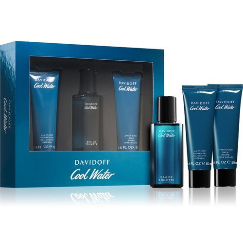 Davidoff Cool Water set: EDT 40 ml + gel za prhanje 50 ml + balzam po britju 50 ml za moške Cene