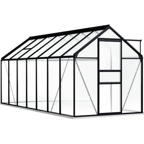Furnova Rastlinjak z okvirjem antraciten aluminij 8,17 m&amp;sup2;, (21948424) Slike