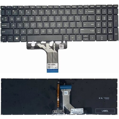 XRT POWER Tastatura za laptop HP Pavilion 15-EH 15Z-EH HP 17-cn0000 mali enter backlight crna Cene