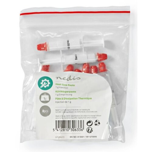 Nedis HSPA01I Termalna pasta za CPU/VGA 1gr WHITE Cene