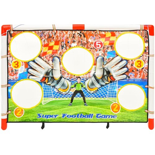  Set dječjeg nogometnog gola sa zidom za gol 120 x 51 x 77,5 cm Slike