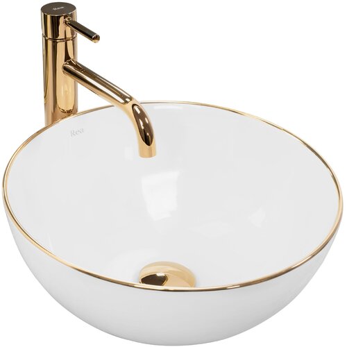 Rea Keramični umivalnik Stella gold edge Cene