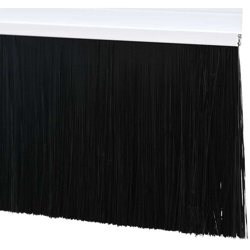  Držač četke za vrata 2 pcs Bijelo 100 cm Aluminijski legura Slike