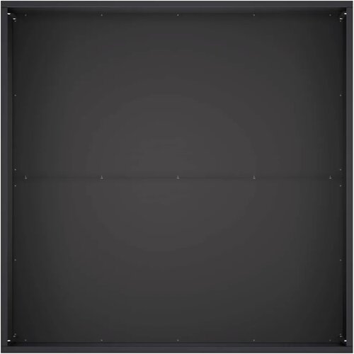 Vrtna saksija 2 kom. Crna 60 x 60 x 40 cm Čelična vrata - Crna 60 x 60 x 40 cm 2 Slike