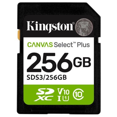 Kingston Canvas Select Plus SD 256GB Class10 UHS-I SDS3/256GB spominska kartica Cene