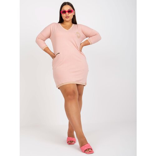 RELEVANCE Tunic-RV-TU-7740.05P-light pink Cene