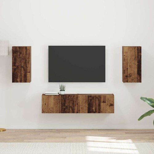  Komplet TV omaric 4 pcs Star les Konstruiran les, (5000132547) Cene