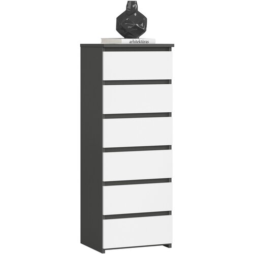 AKORD KOMODA CL6 GRAFITNO SIVA / BELO, (21703225) Slike