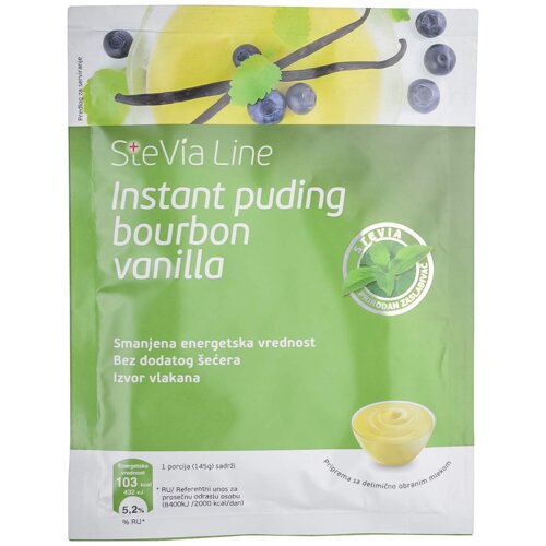 Stevia Line Puding burbon vanila 41g Slike