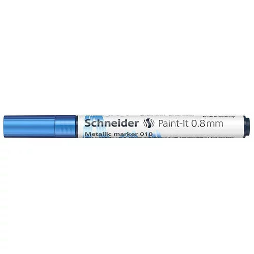 Schneider Flomaster Paint-It metalik marker 010, 0,8 mm, plavi