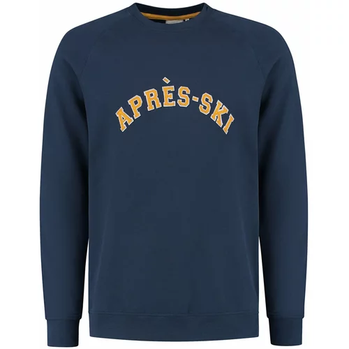 Shiwi Sweater majica 'Aapres Ski' mornarsko plava / žuta / bijela