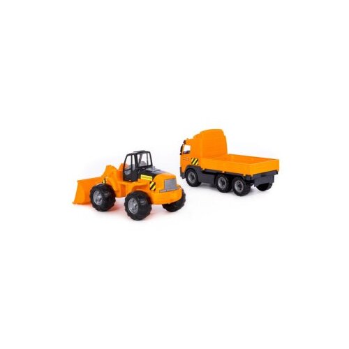 Polesie Veliki Kamion za decu sa spu&amp;scaron;tenom stranom i utovarivač PowerTruck ( SW11992 ) Slike