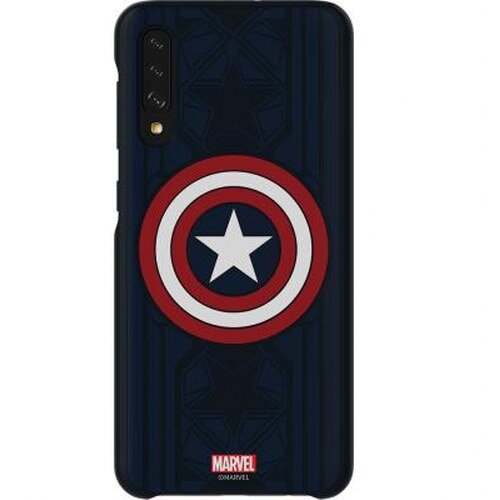 Samsung Captain America Galaxy Friends trdi ovitek za Galaxy A50 A505, Modra, (21167314) Cene