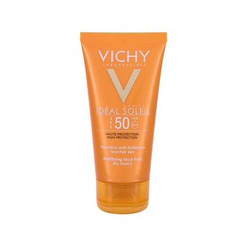 Vichy Id&amp;eacute;al Soleil Mattifying Face Fluid SPF50 mat fluid za obraz z visoko uv za&amp;scaron;čito 50 ml za ženske Slike