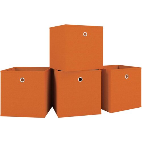 MID.YOU Set zložljivih zabojev Boxes, oranžna, 4 kos Cene