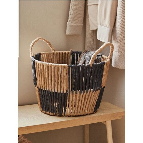 Sinsay Pletena košara za pohranu s ručkama Cijene