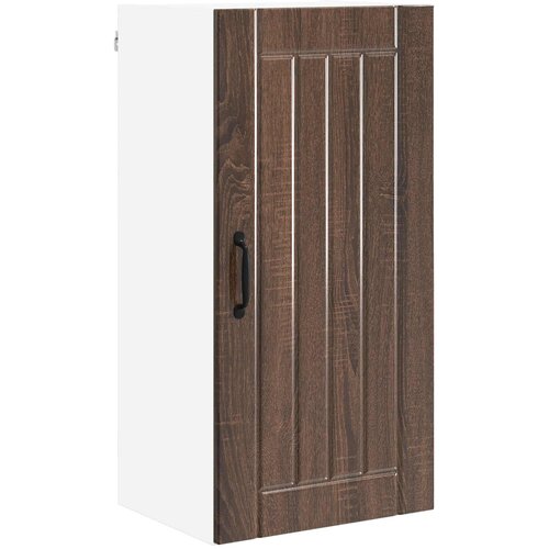  Ormar za Zid Lucca Smeđi hrast 40 x 31 x 80 cm Slike