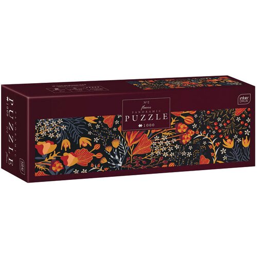 Puzzle 1000 kom (panorama) Flowers 2 Interdruk Slike