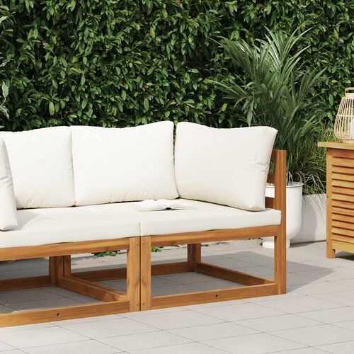  Modularna kutna sofa i krem bijeli jastuci bagremovo drvo Cijene