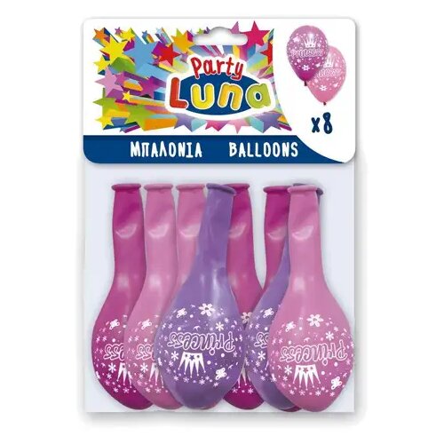 Luna Pink tiara set balona za zabavu 8kom Cijene