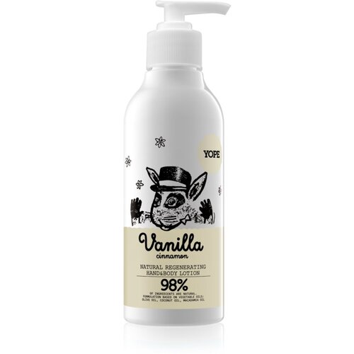 Yope Vanilla &amp;amp; Cinnamon hidratantno mlijeko za ruke i tijelo 300 ml Slike