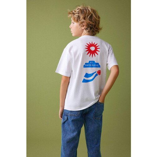 Defacto Oversize Fit Printed Short Sleeve T-Shirt Slike