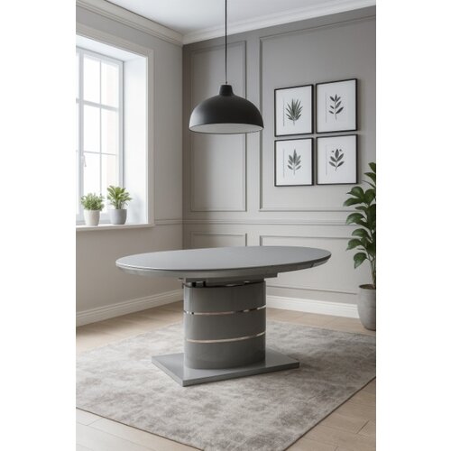 Art Invest Trpezarijski sto Sfera MDF Kapućino visoki sjaj (1400-1800)x900x760mm Cene