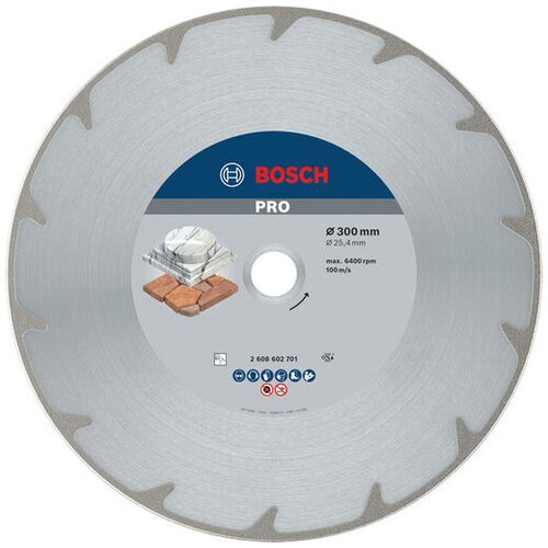 Bosch Dijamantska rezna ploča PRO Marble za stone i benzinske testere, otvor 25,4mm 2608602701 Cene