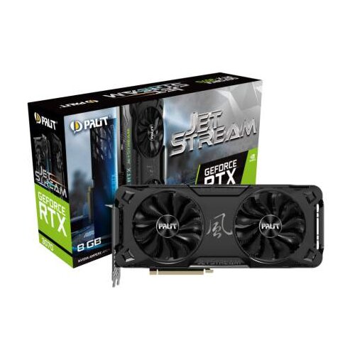 Palit nVidia RTX3070 8GB GDDR6 JetStream 1xHDMI 2.1 3xDisplayPort 1.4a Slike