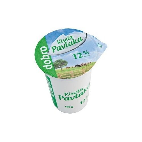 Dobro Kisela pavlaka 12%mm 180g Cene