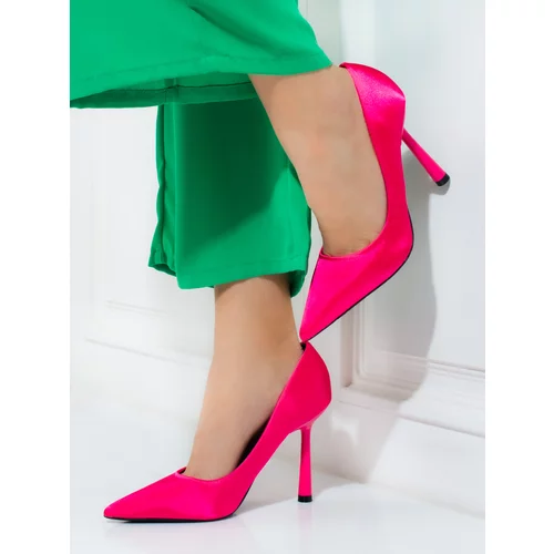 VINCEZA fuchsia high heels