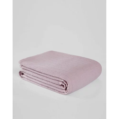 Mijolnir Ružičasti pamučni prekrivač za bračni krevet 200x230 cm Serenity –