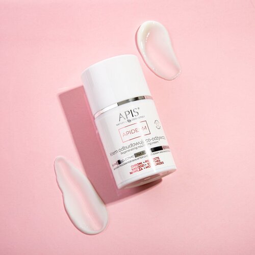 Apis Natural Cosmetics Apiderm dnevna krema za obnovitev in hranjenje kože obraza SPF 10 50 ml Slike