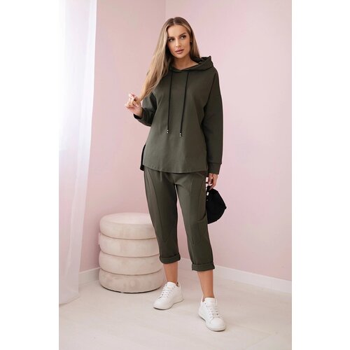 Kesi Set Punto Milano winter hoodie + khaki pants Cijene