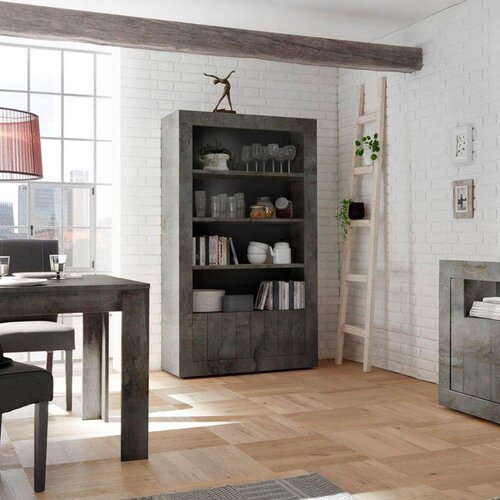 LC Mobili rna moderna knji�na omara z 2 vrati URBINO 207935-20 Cene