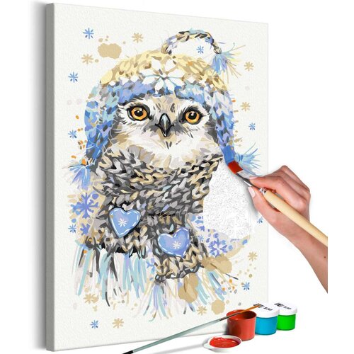  Slika za samostalno slikanje - Cold Owl 40x60 Cijene