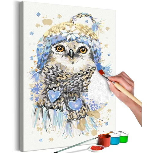  Slika za samostalno slikanje - Cold Owl 40x60