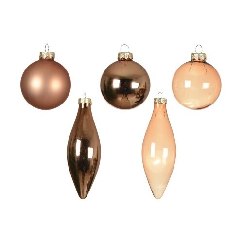  Novogodišnja dekoracija - hanging ornaments 10pcs 6cm 149342 - brandy - kmg ( 044455 ) Cene