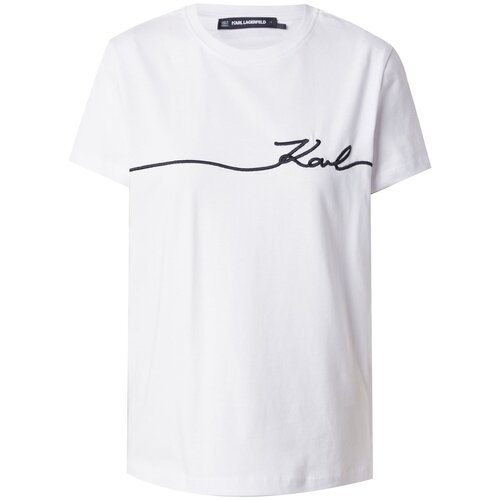 Karl Lagerfeld Majica crna / bijela Slike
