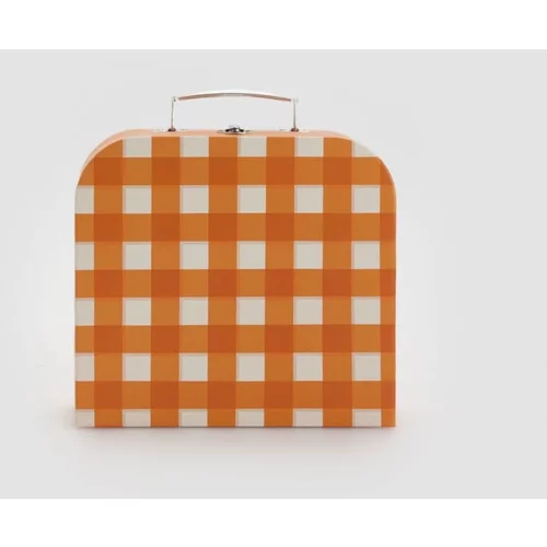 Reserved kartonasti kovček - oranžna